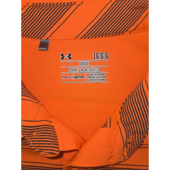 Under Armour Mens Heat Gear Loose Fit Performance Polo Large - Picture 5 of 8